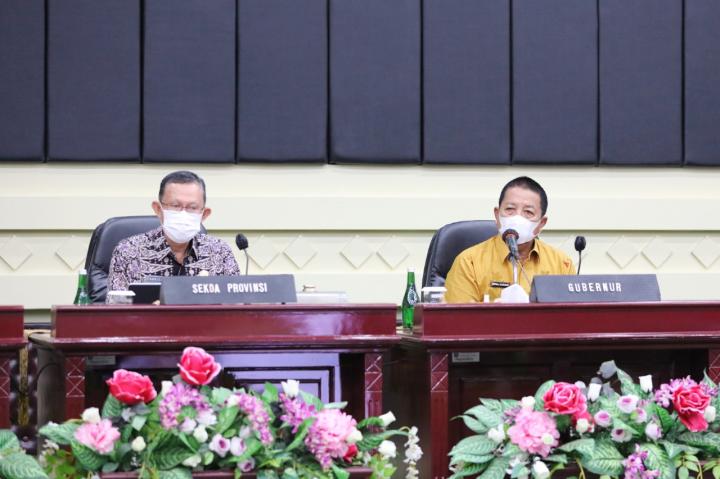 Gubernur Arinal Buka Acara Sosialisasi Pemahaman Pengisian Jabatan Pimpinan Tinggi di Instansi Pemerintah untuk Kepala Daerah Pemenang Pilkada Serentak 2020
